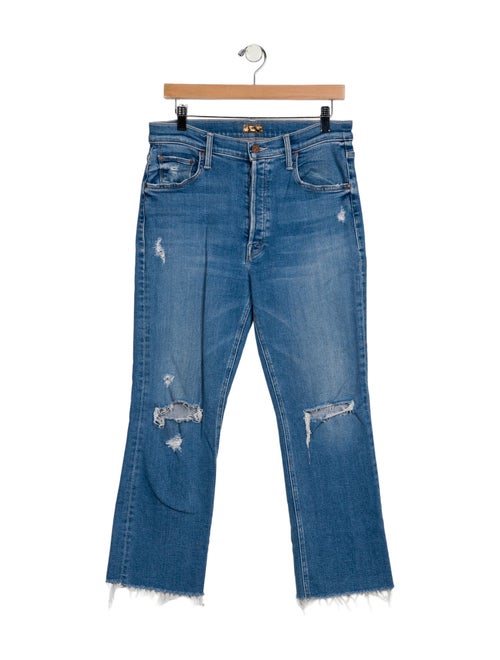 Mother Mid-Rise Straight Leg Jeans