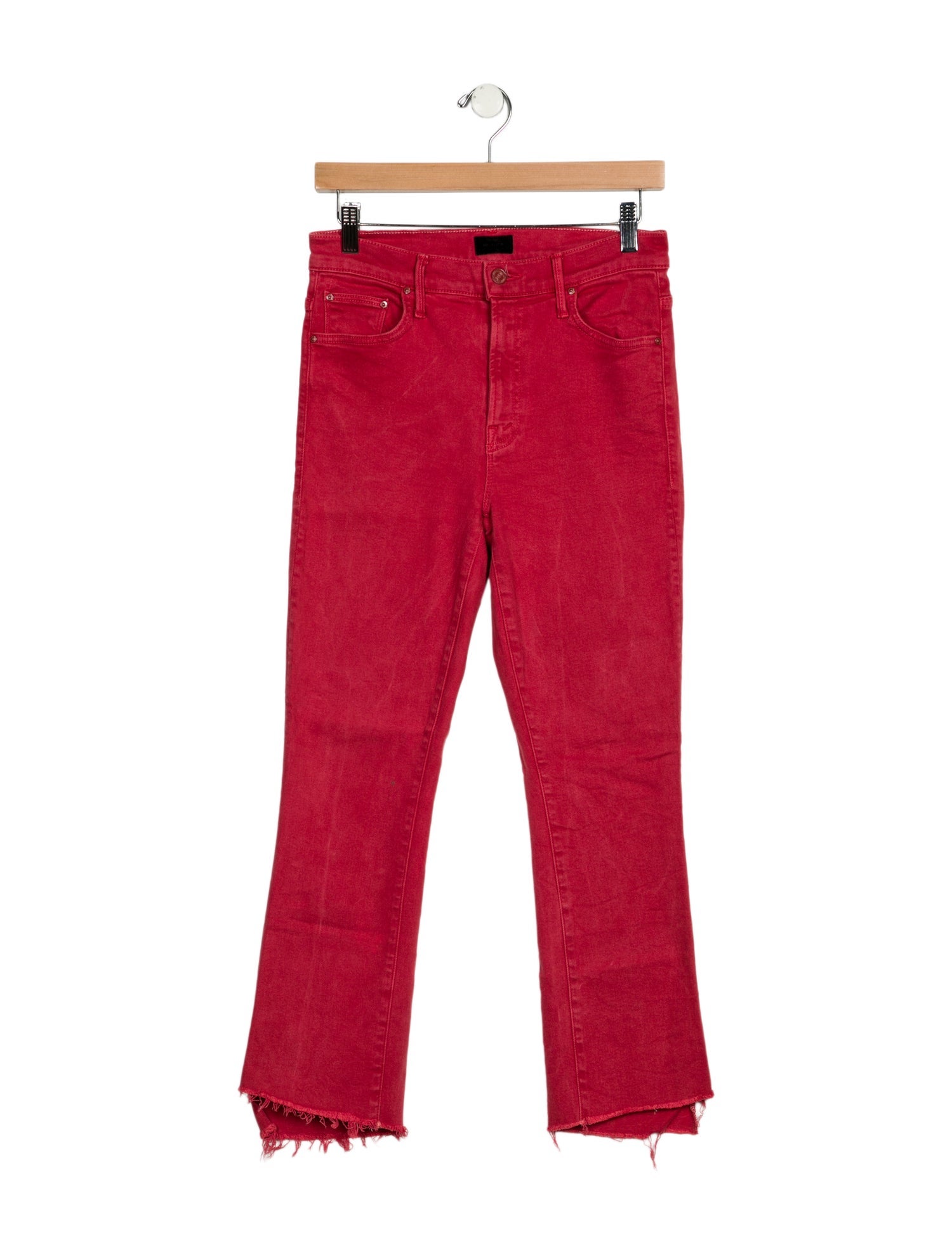 Mother Mid-Rise Straight Leg Jeans