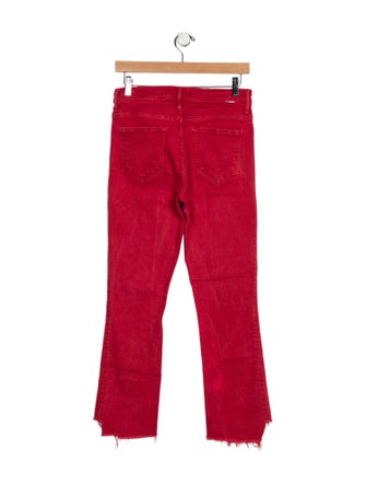 Mother Mid-Rise Straight Leg Jeans