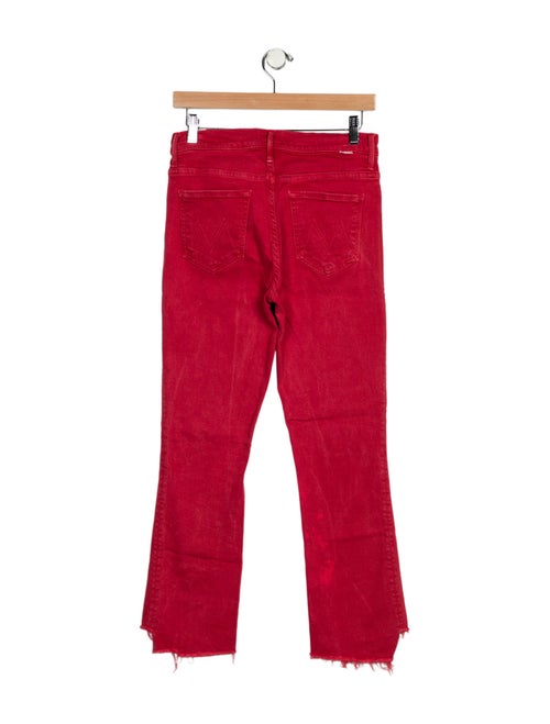 Mother Mid-Rise Straight Leg Jeans