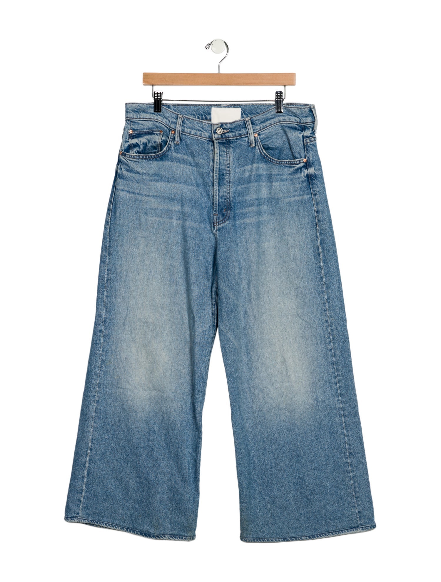 Mother High-Rise Wide Leg Jeans