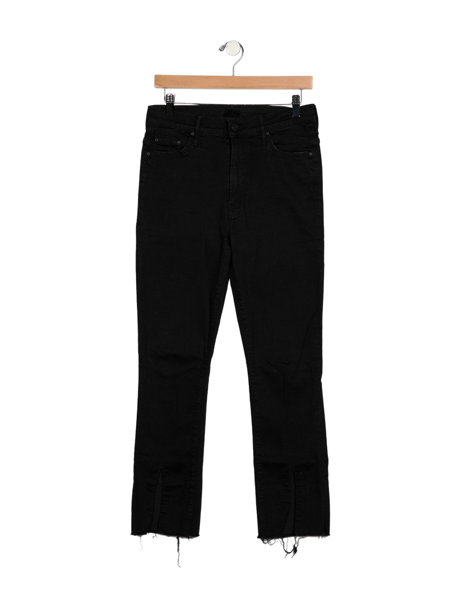 Mother Mid-Rise Straight Leg Jeans