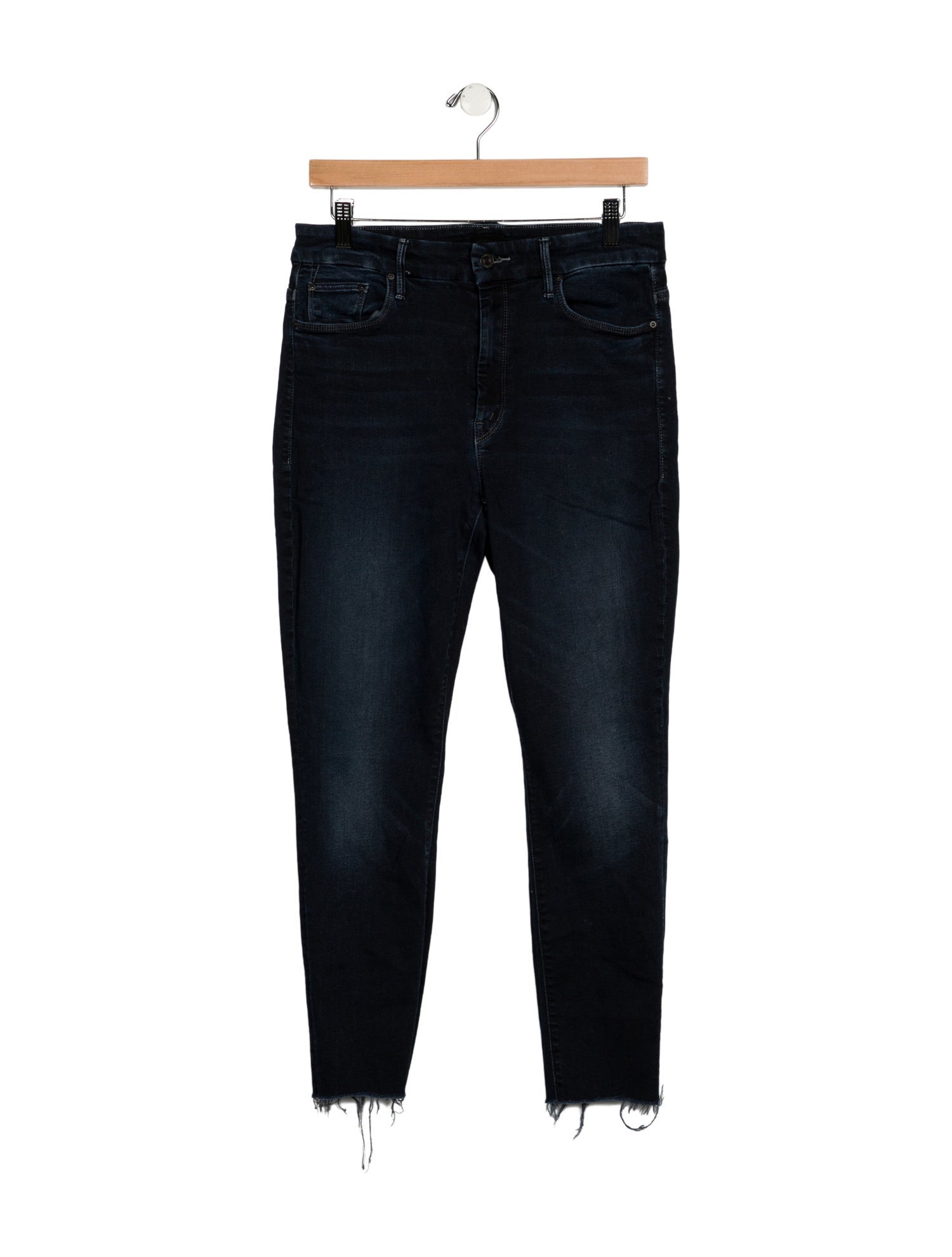 Mother Mid-Rise Skinny Leg Jeans
