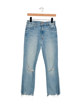 Mother High-Rise Straight Leg Jeans