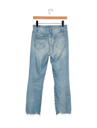Mother High-Rise Straight Leg Jeans