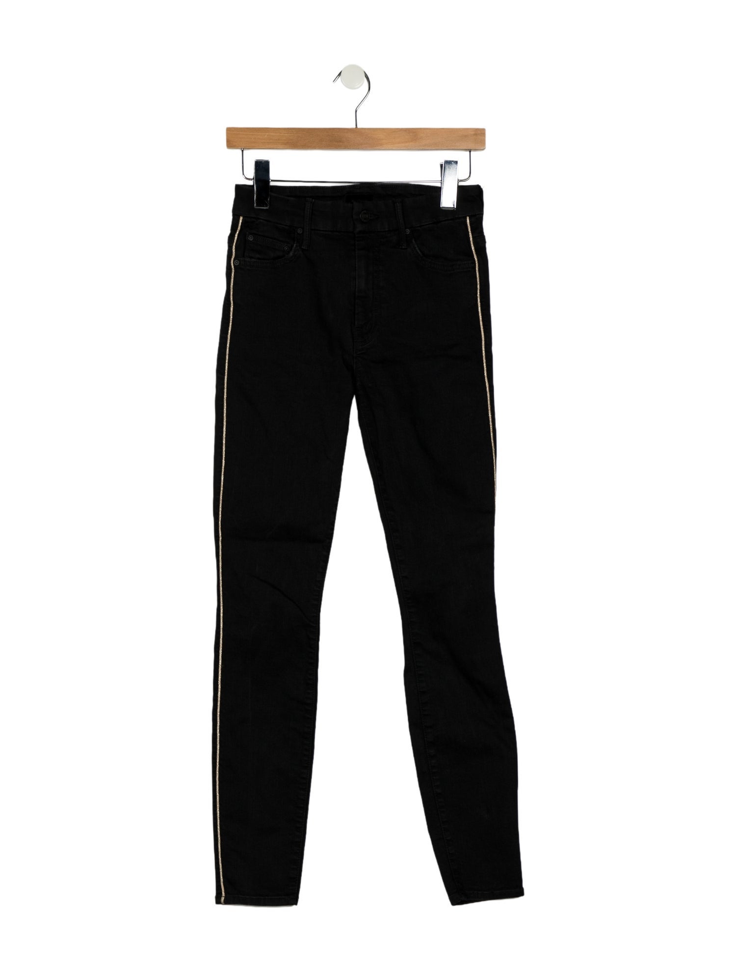 Mother Mid-Rise Skinny Leg Jeans