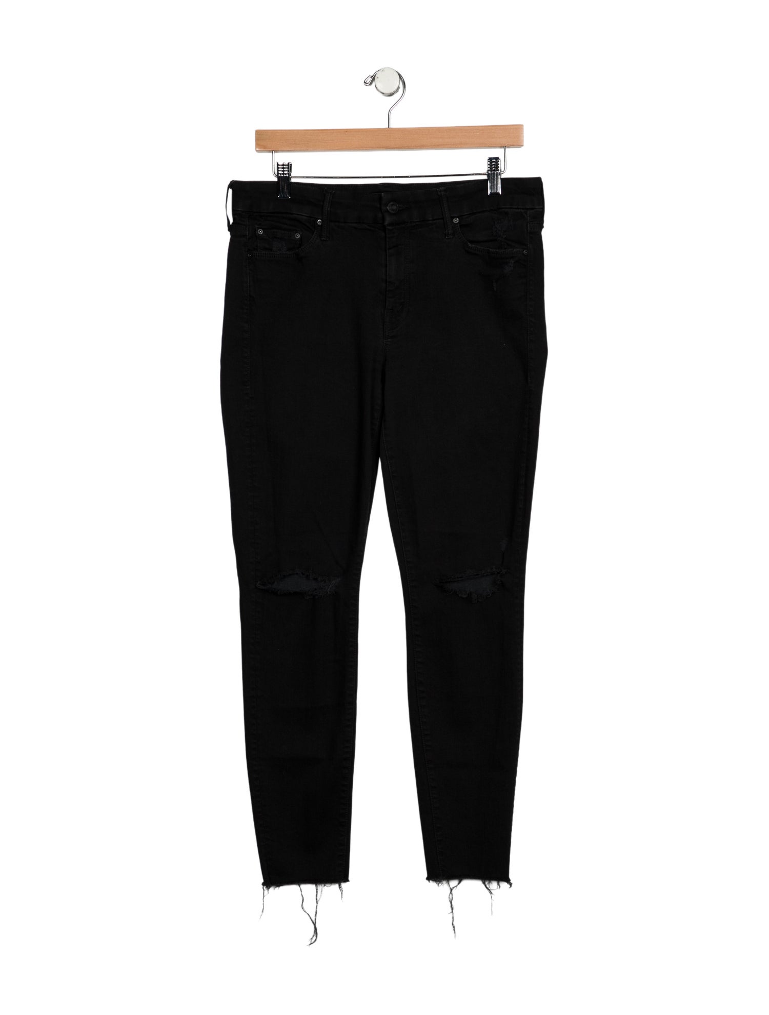Mother Mid-Rise Skinny Leg Jeans