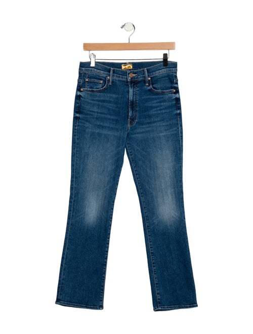 Mother Mid-Rise Straight Leg Jeans
