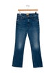 Mother Mid-Rise Straight Leg Jeans