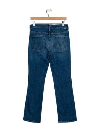 Mother Mid-Rise Straight Leg Jeans