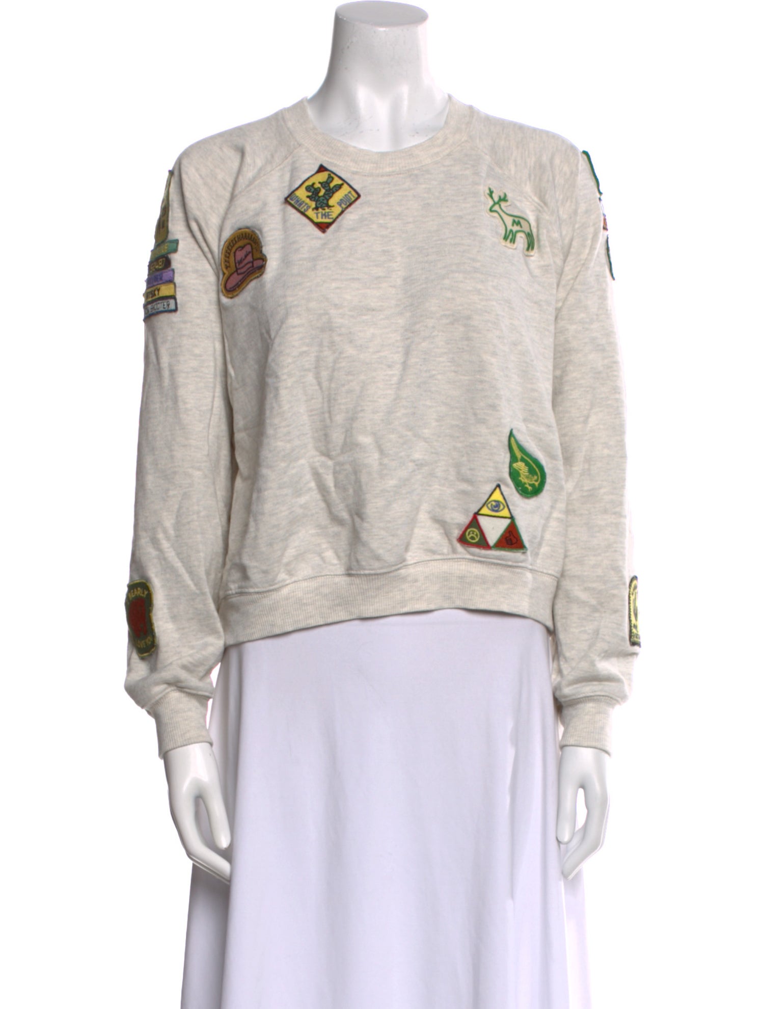 Mother Graphic Print Crew Neck Sweatshirt