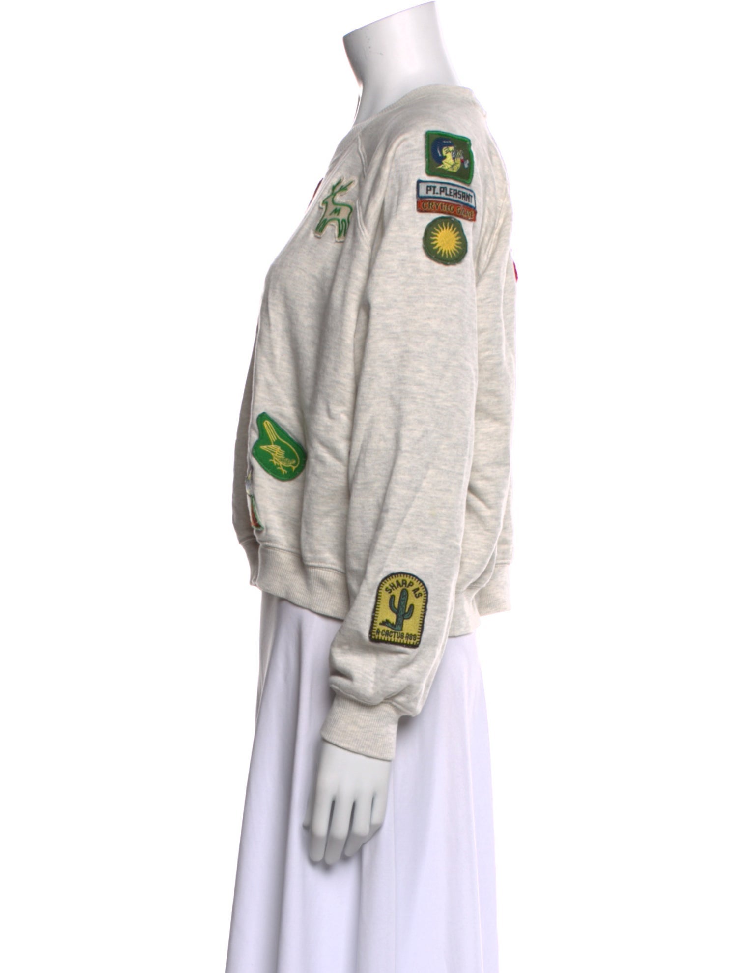 Mother Graphic Print Crew Neck Sweatshirt