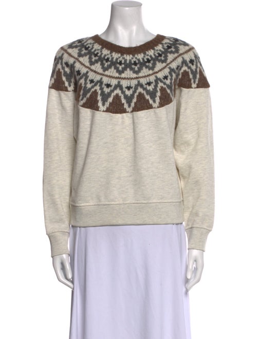 Mother Scoop Neck Long Sleeve Sweatshirt