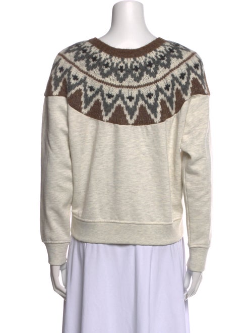 Mother Scoop Neck Long Sleeve Sweatshirt