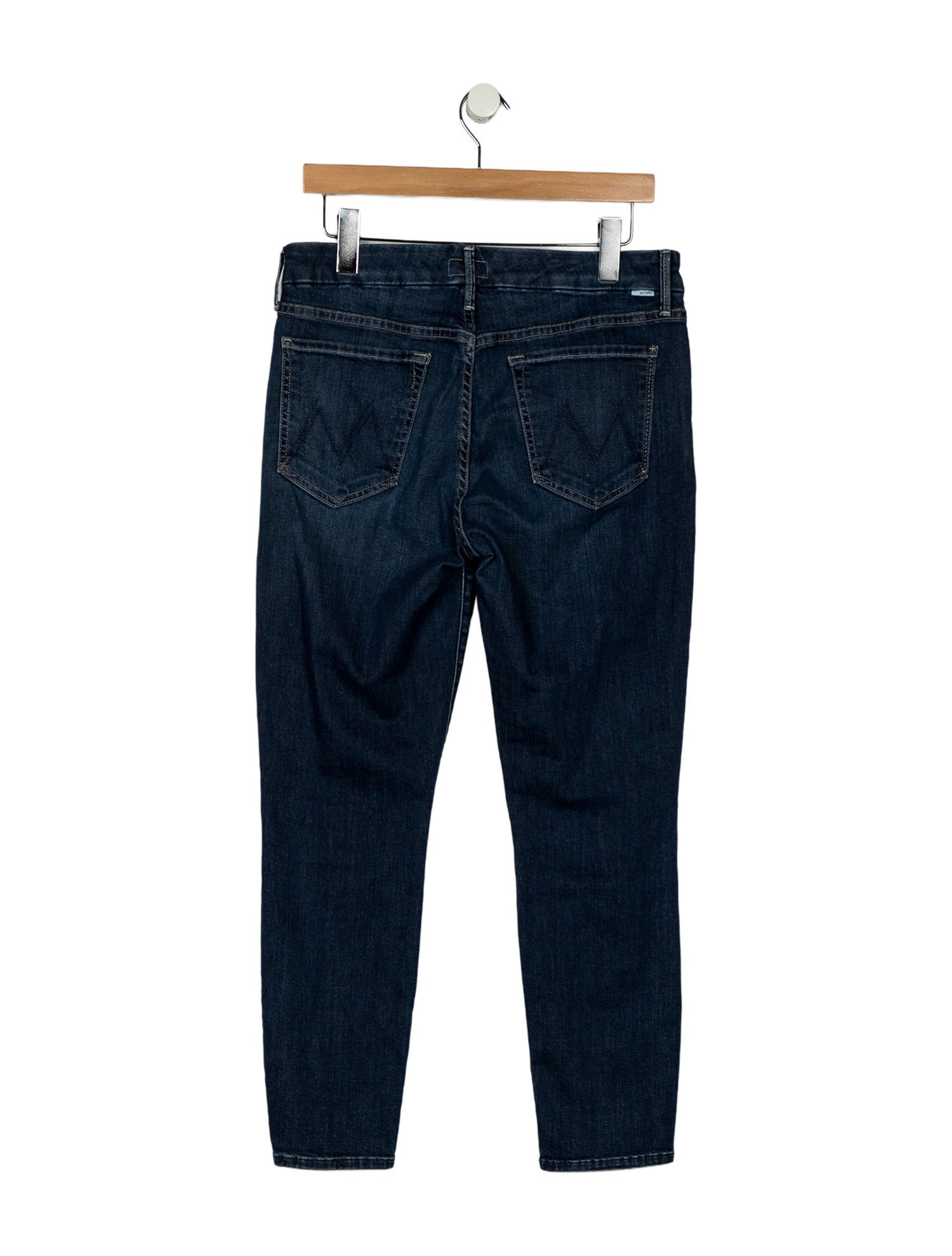Mother Mid-Rise Skinny Leg Jeans