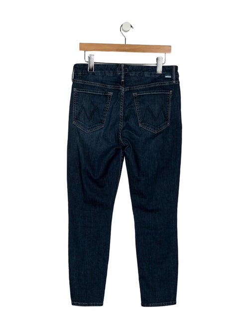 Mother Mid-Rise Skinny Leg Jeans
