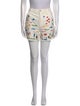 Mother Printed Mini Shorts