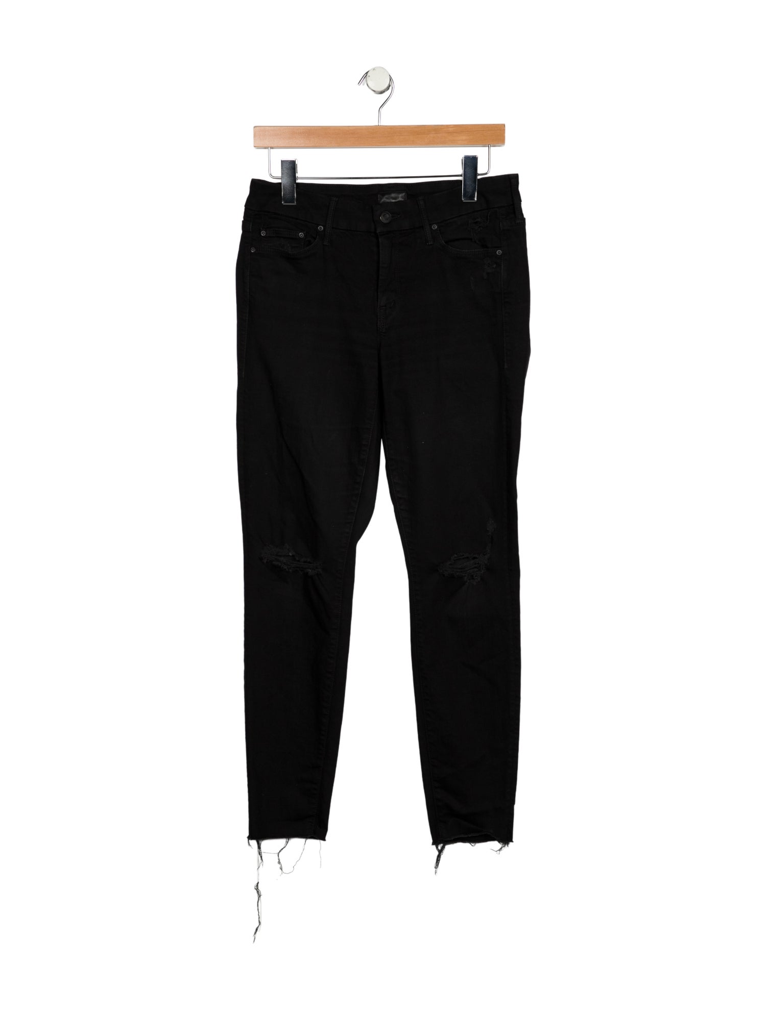 Mother Mid-Rise Skinny Leg Jeans