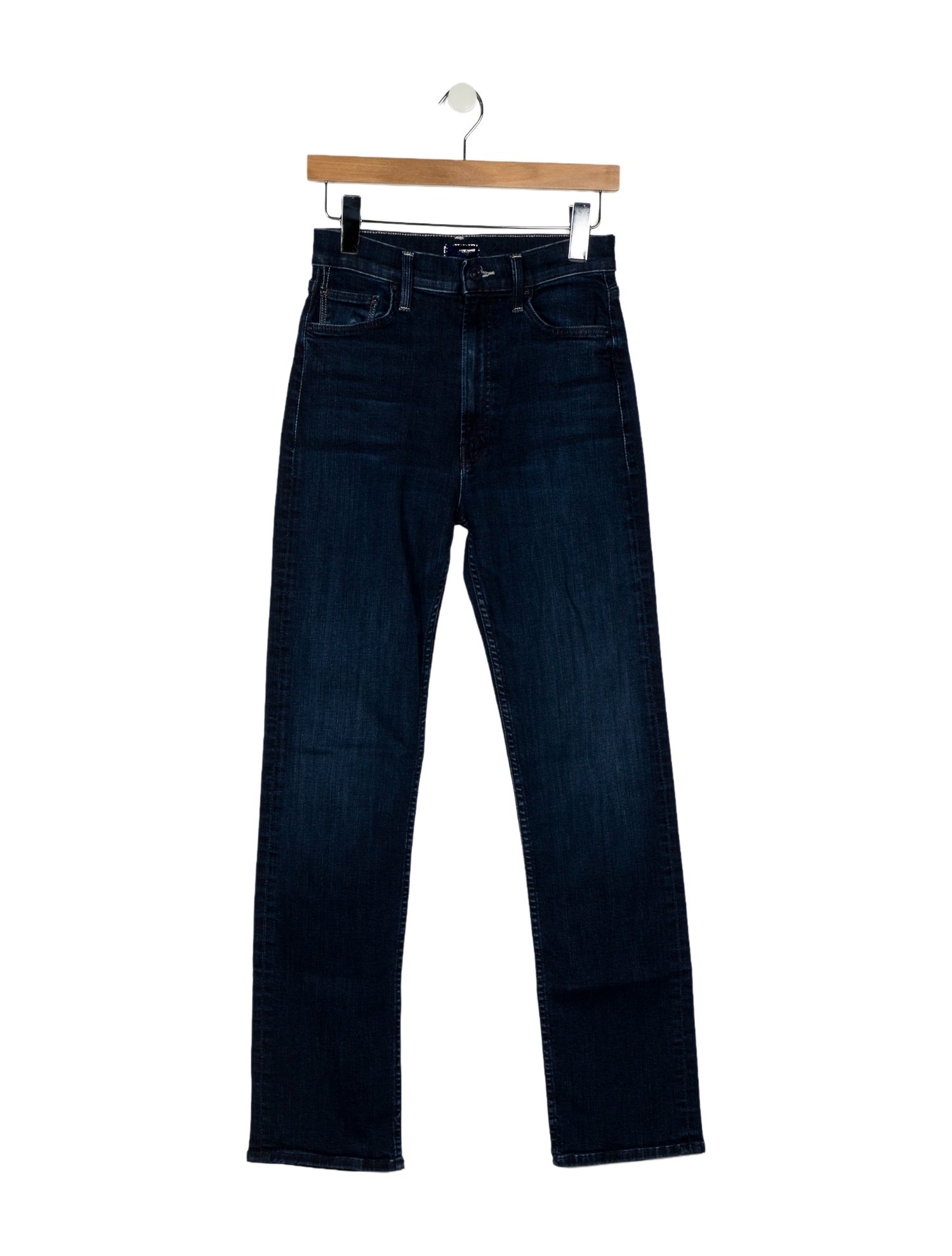 Mother High-Rise Straight Leg Jeans