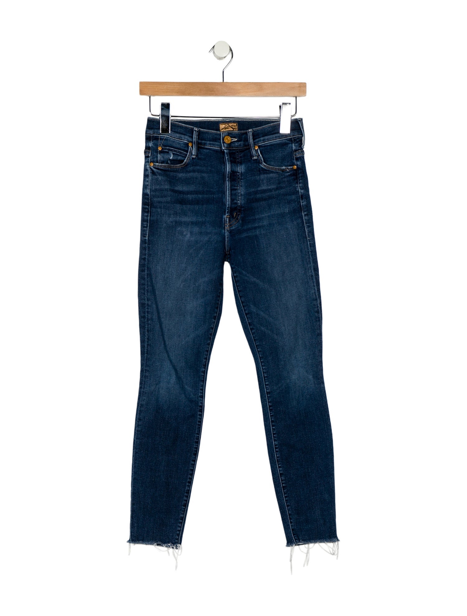 Mother Mid-Rise Skinny Leg Jeans