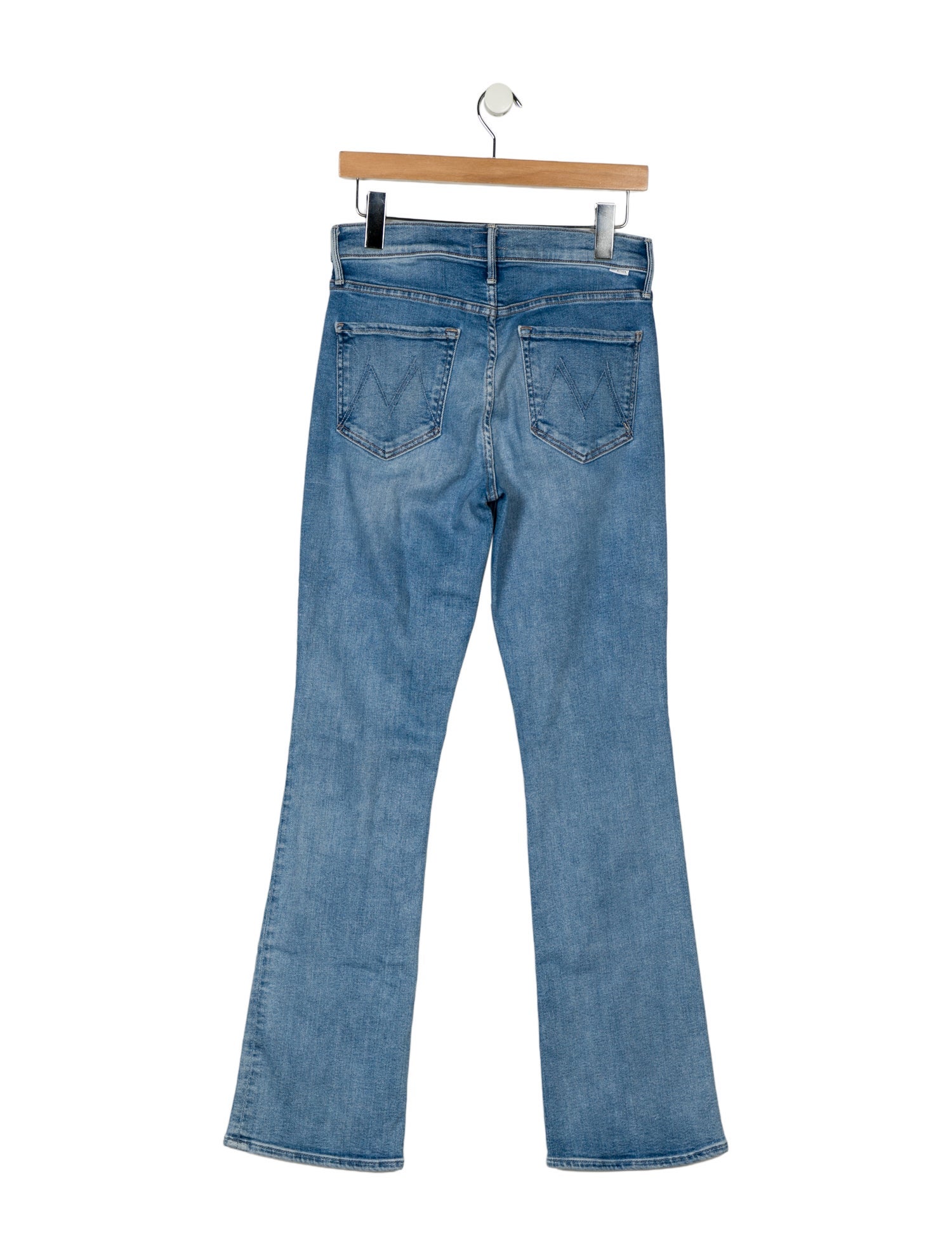 Mother Mid-Rise Wide Leg Jeans
