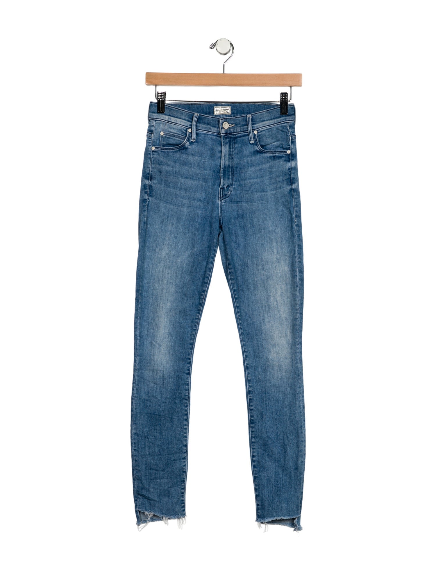 Mother Mid-Rise Skinny Leg Jeans