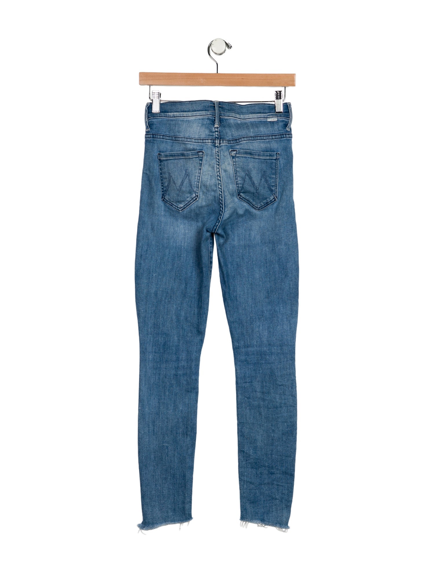 Mother Mid-Rise Skinny Leg Jeans