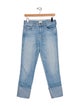 Mother Mid-Rise Straight Leg Jeans