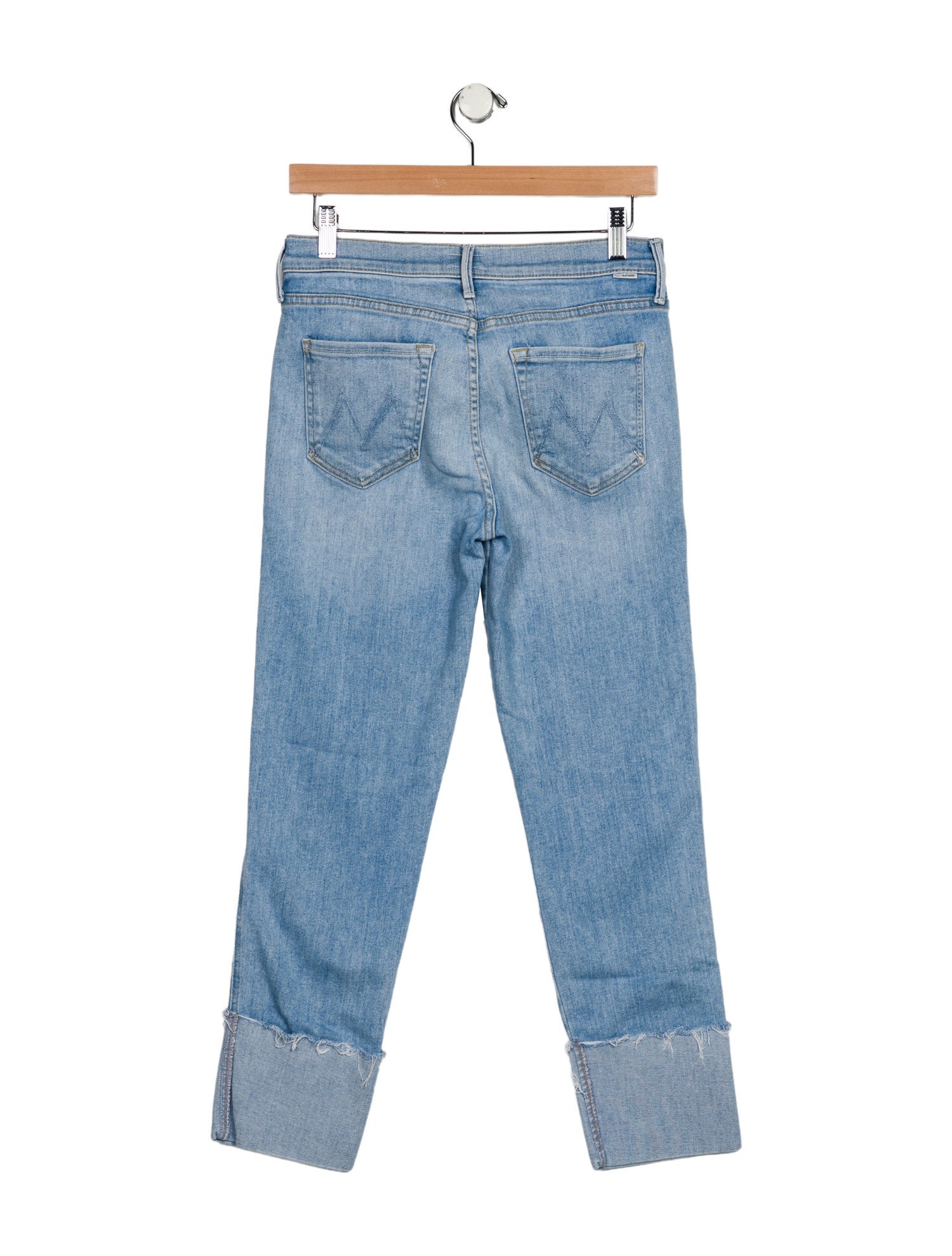 Mother Mid-Rise Straight Leg Jeans