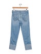 Mother Mid-Rise Straight Leg Jeans