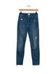 Mother Mid-Rise Skinny Leg Jeans