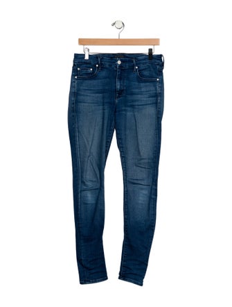 Mother Mid-Rise Skinny Leg Jeans