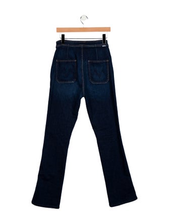 Mother High-Rise Wide Leg Jeans