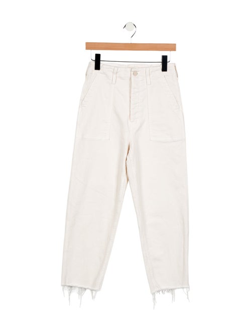 Mother High-Rise Straight Leg Jeans