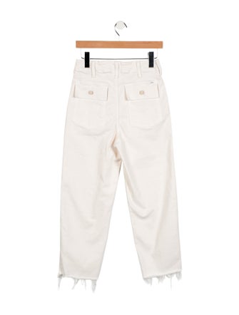 Mother High-Rise Straight Leg Jeans