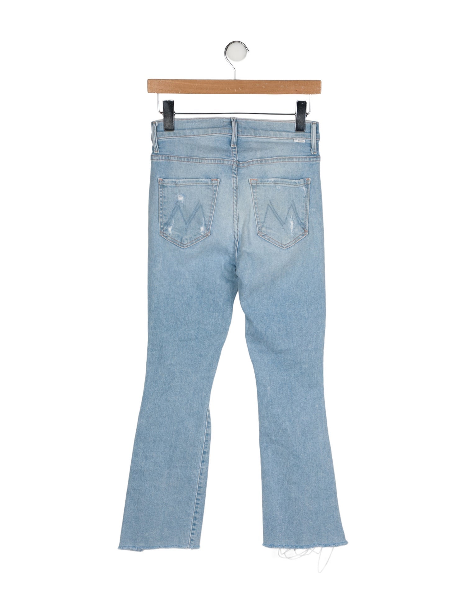 Mother Mid-Rise Straight Leg Jeans
