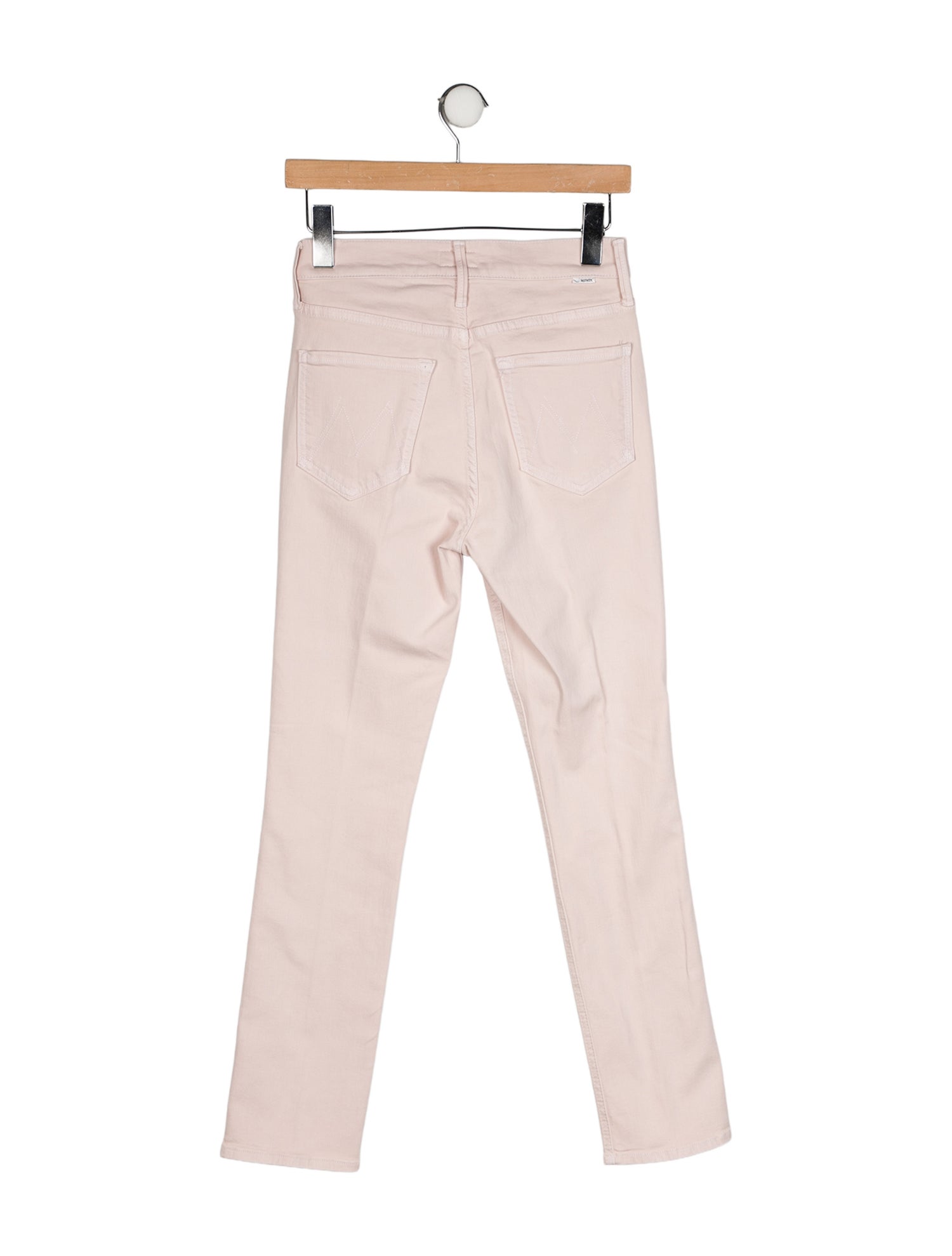Mother Mid-Rise Straight Leg Jeans