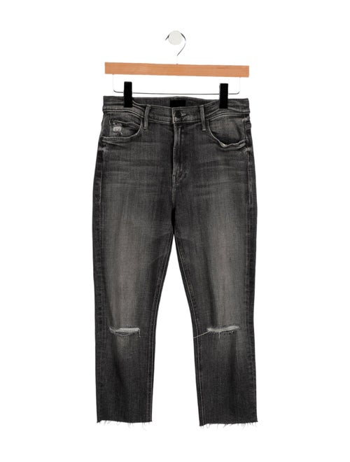 Mother Mid-Rise Straight Leg Jeans