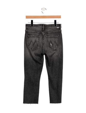 Mother Mid-Rise Straight Leg Jeans