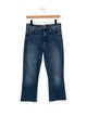 Mother Mid-Rise Straight Leg Jeans