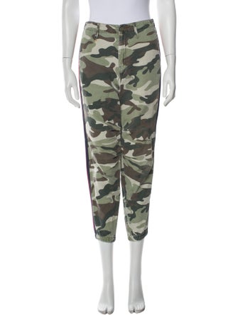 Mother Camouflage Print Skinny Leg Pants
