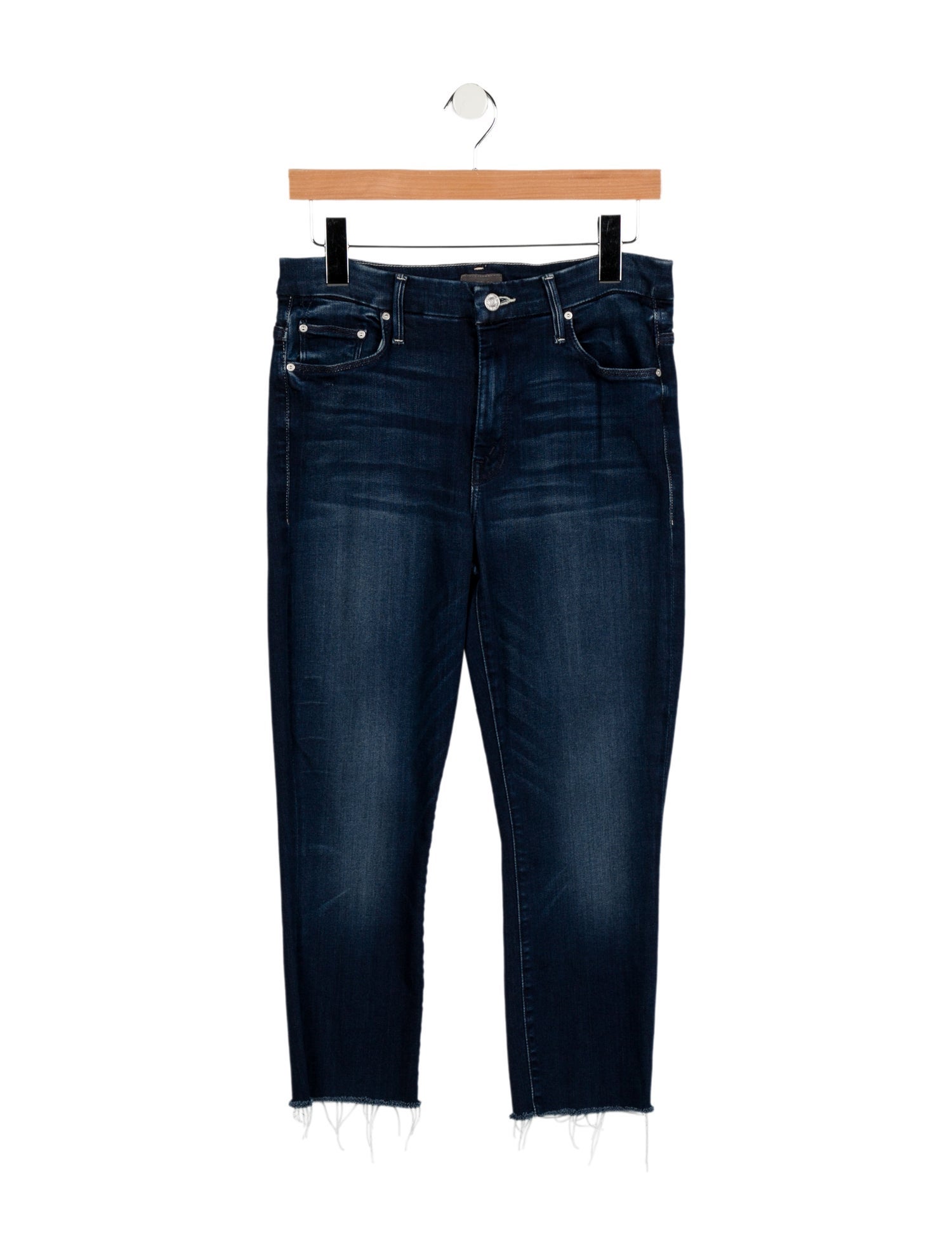 Mother Mid-Rise Straight Leg Jeans