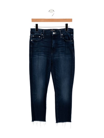 Mother Mid-Rise Straight Leg Jeans