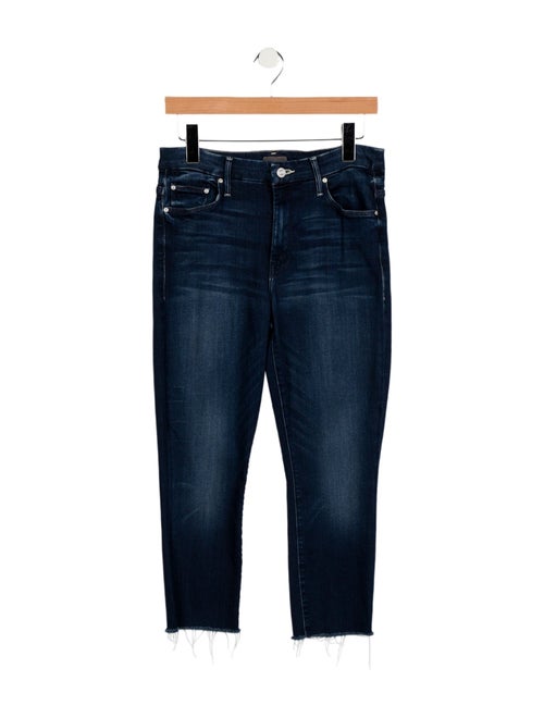 Mother Mid-Rise Straight Leg Jeans