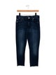 Mother Mid-Rise Straight Leg Jeans