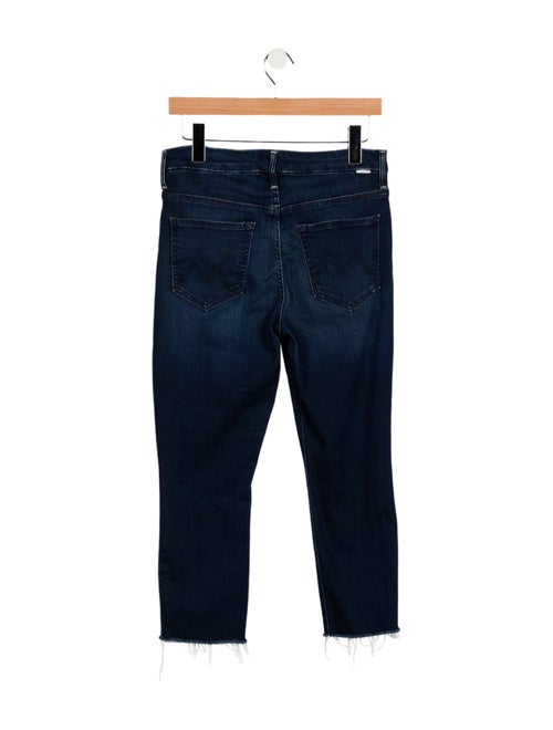 Mother Mid-Rise Straight Leg Jeans