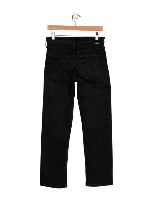 Mother Mid-Rise Straight Leg Jeans