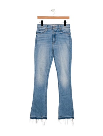 Mother Mid-Rise Straight Leg Jeans