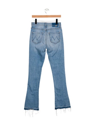 Mother Mid-Rise Straight Leg Jeans