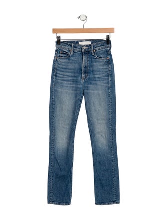 Mother High-Rise Straight Leg Jeans